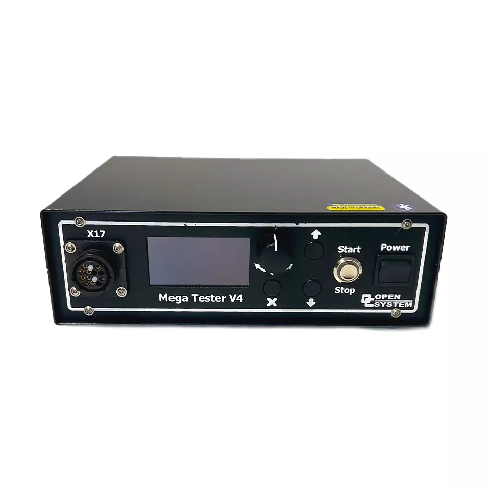 Device for testing of piezoelectric diesel injectors Mega Tester V4