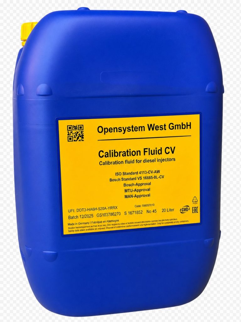 Calibration Fluid CV – High-Precision Test Fluid for Diesel Injectors