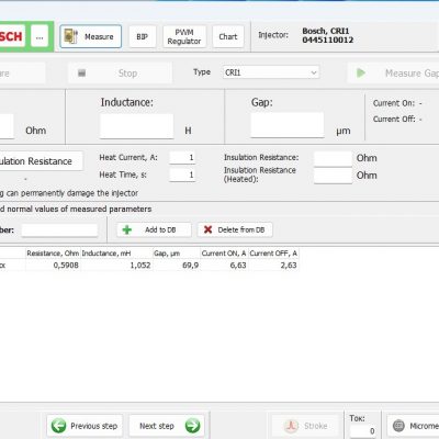 CR-Next is a powerful and versatile software that has been specially developed for working with electromagnetic fuel injectors.